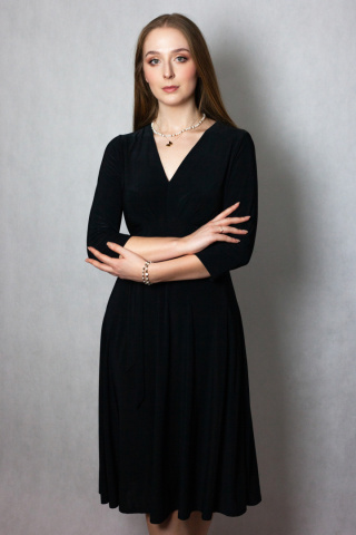 Czarna sukienka Eliana